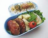 指でポッなハンバーグ作り方6写真