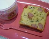 朝食はウインナーとほうれん草のケークサレ作り方8写真