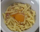 卵＆チーズ　Wとろ～り♪簡単朝ご飯作り方4写真