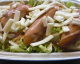 ♬ウインナーとパンのマヨケチャ焼き♫作り方3写真