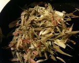 ポン酢で☆ごぼうと水菜のサラダ作り方3写真