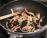 菜の花♪DE♪和風スープパスタ作り方6写真