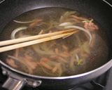 菜の花♪DE♪和風スープパスタ作り方7写真