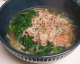 菜の花♪DE♪和風スープパスタ作り方11写真
