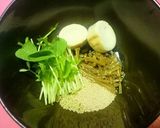✿手早く簡単♬豆苗のお吸い物✿作り方1写真