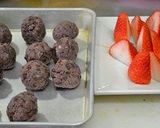 春休みの最後に～苺大福作り方1写真