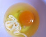 超簡単..カップで..1分..いりたまご作り方1写真
