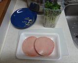 簡単☆ハムのかいわれ巻き作り方1写真