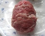 美味しい♡高菜とチーズ入り肉巻きおにぎり作り方3写真