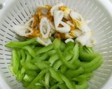 鶏肉とセロリのマヨ炒め作り方1写真