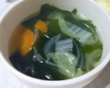 白菜とワカメの中華スープ作り方11写真
