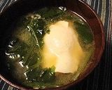 ＊長ネギと揚げ玉の味噌汁＊作り方4写真