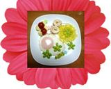 とにかく可愛く目玉焼♪お花をＯＮ♪No１作り方11写真