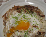 とろ～り目玉焼き乗せ☆もやしのお焼き作り方12写真