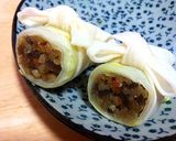 お弁当に＊リボンが可愛いきんぴら巻＊作り方3写真