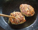 塩麹チキンバーグ作り方6写真