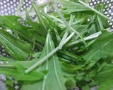 水菜とハムのスープ作り方1写真