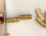 ごぼうのサクサク唐揚げ（にんにく醬油味）作り方1写真
