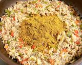 えのきとしめじの無水キーマカレー作り方4写真