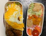 レンジレモン洋風トンカツ味オムライス弁当作り方18写真