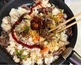 市販のナムルで最速ビビンバチャーハン作り方4写真