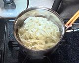 残り物のカレーで釜玉カレーきしめん作り方3写真