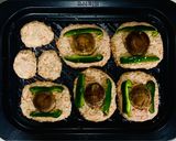 野菜チーズONバーグ！作り方3写真