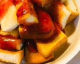 こまぎれトースト●ストロベリーソース作り方3写真