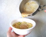 焼そばUFO餅で作った雑煮あんかけUFO作り方3写真