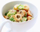 自家製中華麹で簡単に【オクラと竹輪の中華麹和え】作り方4写真