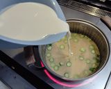 オクラ入り豆乳お味噌汁作り方4写真