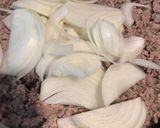 玉ねぎとえのきの甘辛すき焼きそぼろ丼作り方5写真