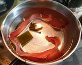 日常使いのお味噌汁用厚削りと昆布の出し汁作り方3写真