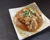 簡単♡ナスと鶏肉deバーグあんかけ♪作り方5写真