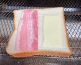 簡単！ベーコンとチーズのキャベツトースト作り方1写真