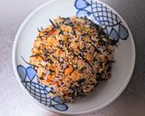 ひじきの煮物で梅ひじきチャーハン作り方4写真