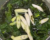 モロヘイヤの味噌汁作り方3写真