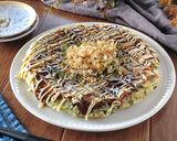 卵なし☆ケールと竹輪のお好み焼き。作り方6写真