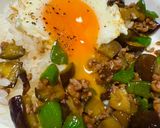 茄子そぼろご飯♡簡単で夏休みに最高〜😋作り方4写真