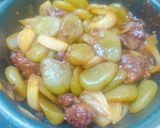 鶏レバーとコンニャクの焼き鳥風作り方3写真