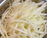 わが家のパパイヤナムル作り方1写真