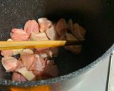 栗と鶏肉の煮物（きのこ・さつま芋で秋味覚作り方2写真