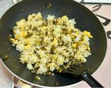 わが家の簡単高菜チャーハン♪作り方2写真