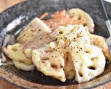 れんこんのカリカリチーズ焼き作り方5写真