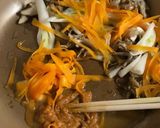 舞茸と彩野菜のみそ炒め作り方4写真