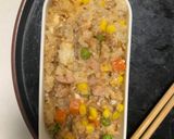 レンジ簡単ピリ辛中華風梅照味炒飯弁当作り方13写真