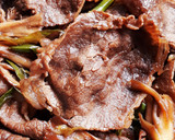 悶絶☆牛しゃぶしゃぶ肉と舞茸のすき焼き風作り方6写真