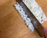 茗荷の甘酢漬け入りタルタル 鯵フライ添え作り方2写真