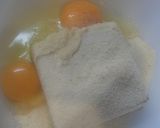 低糖質＊豆腐＆おからのお好み焼き風作り方1写真