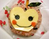 【デコおにぎり☆りんごちゃん♪】作り方7写真